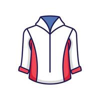 Chic Loose Open Back Shirt Design vector