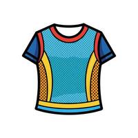 Trendy Mesh Layered Top Illustration vector