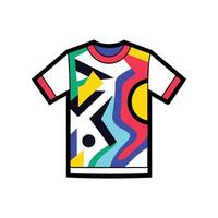 Creative Abstract Art Print TShirt Design vector