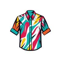 Creative Artistic Brushstroke Tee Graphic Design vector