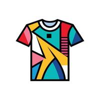 Contemporary Abstract Modern Tee Design vector