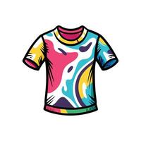 Elegant Artistic Watercolor Tee Design vector