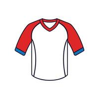 Stylish Baseball Raglan Tee Design vector