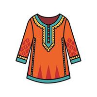 Distinct Boho Tunic TShirt Graphic vector