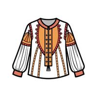 Stylish Bohemian Sheer TShirt Illustration vector