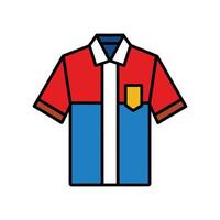 Unique Bold Colorblocked Tee Graphic vector