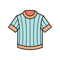 Unique Comfy Ribbed Knit Tee Art vector