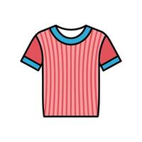 Chic Comfy Ribbed Knit TShirt Graphic vector
