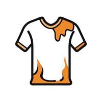 Chic DIY Bleached TShirt Graphic vector
