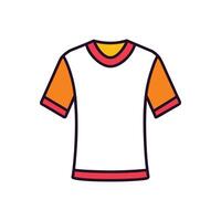 Chic Double Layered Tee Design vector