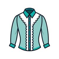 Unique Elegant Lace Trim TShirt Art vector