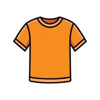 Chic Unisex Oversized Tee Bold Outline Design vector
