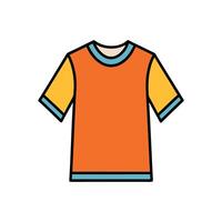 Stylish Outline of Unisex Oversized Tee vector
