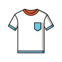 Unique Bold Outline of Unisex Oversized Tee Art vector