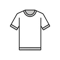 Creative Unisex Oversized Tee Outline Design vector