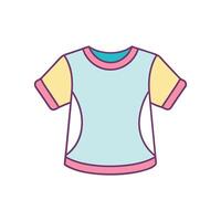 Creative Outline Design of Whimsical Pastel Tee vector