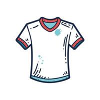 Unique Bold Outline of WornIn Vintage Tee Art vector