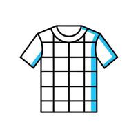 Elegant Minimalist Grid Tee Design vector