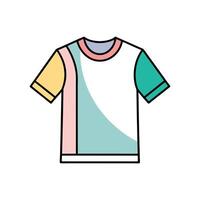 Stylish Pastel Minimalist Tee Design vector