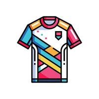 Unique Modern Digital Print Tee Design vector