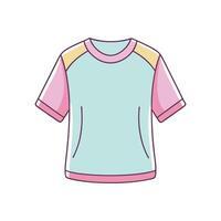 Innovative Oversized Tee with Dreamy Outline Design vector