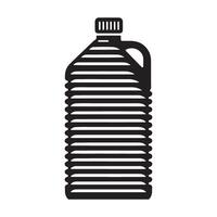 Large Plastic Jug Container Illustration for Liquid Storage and Handling vector