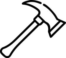 Durable and Efficient Garden Axe Concept vector