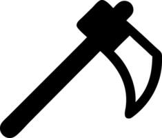 Stylish Garden Axe Composition vector