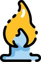 Abstract Fire and Flame Graphic vector