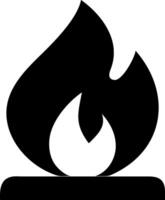 Unique Stylized Flame Pattern vector