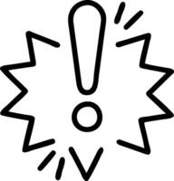 Abstract Exclamation Mark Composition vector