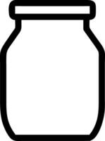 Decorative Empty Jar Composition vector