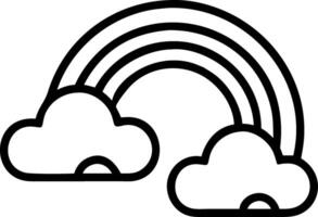 Magical Cloud and Rainbow Fusion vector