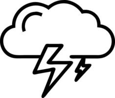 Artistic Thunderstorm Cloud Concept vector