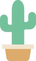 Creative Cactus Pot Design vector