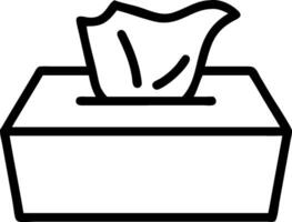 Minimalist Tissue Box Layout vector