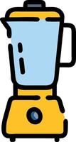 Professional-Grade Blender Model vector
