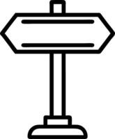Elegant Empty Signboard Idea vector