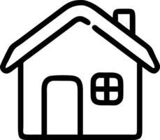 Bold House Artwork with Unique Features vector