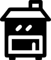 Simple and Functional House Furnace Concept vector