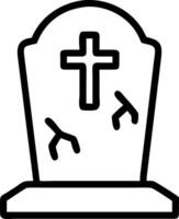 Realistic Grave Stone with Detailed Texture vector