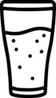 Bold and Graphic Glass of Cola Representation vector