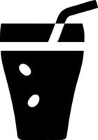 Realistic Glass of Cola with Ice and Bubbles vector