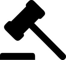 Hand-Drawn Gavel Sketch vector