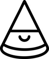 Abstract Dunce Hat Concept with Unique Shapes vector