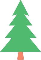 Abstract Christmas Tree Design with Geometric Shapes vector