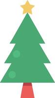 Minimalist Christmas Tree Concept vector
