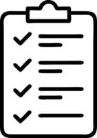 Checklist with Inspirational Goals and Tasks vector