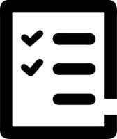 Detailed Check-List with Icons and Tasks vector