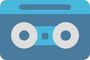 Abstract Cassette Tape Recorder Design vector